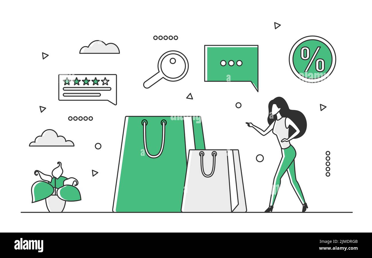 Promotion saisonnière sur les achats. Remise spéciale sur l'illustration du monocolor vecteur de la dernière grande affaire Illustration de Vecteur