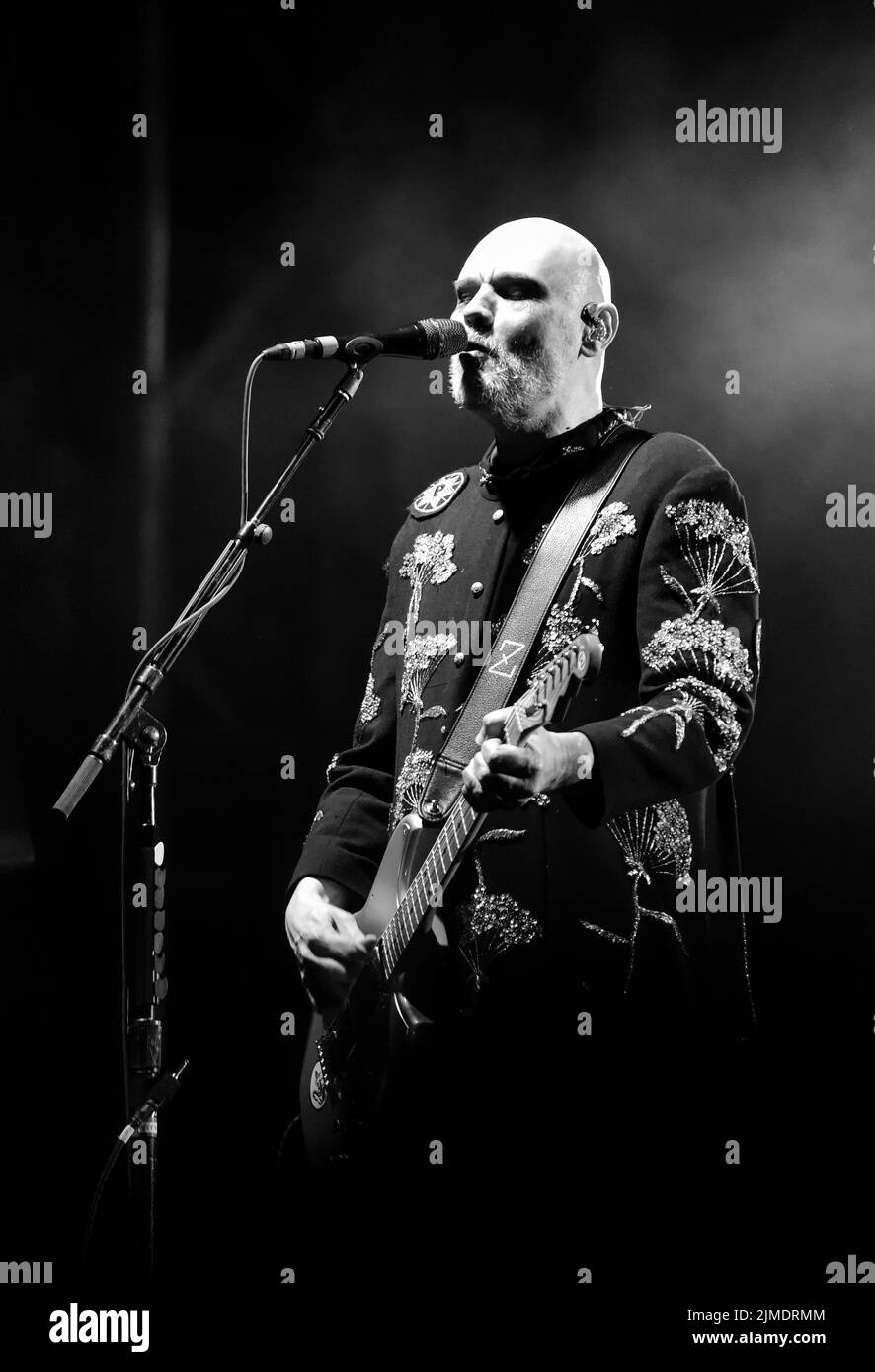 Redondo Beach, Californie, États-Unis. 14th mai 2022. Billy Corgan leader pour Smashing Pumpkins sur scène le jour 2 du festival DE LA VIE DE PLAGE . Crédit : Ken Howard Banque D'Images