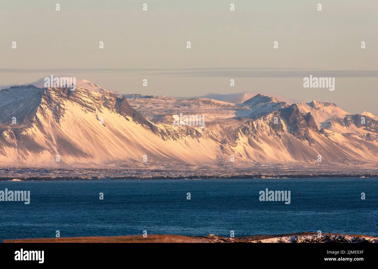 Paysage dans la région d'Arnarstapi, péninsule de Snaefellsness, Islande, Europe Banque D'Images
