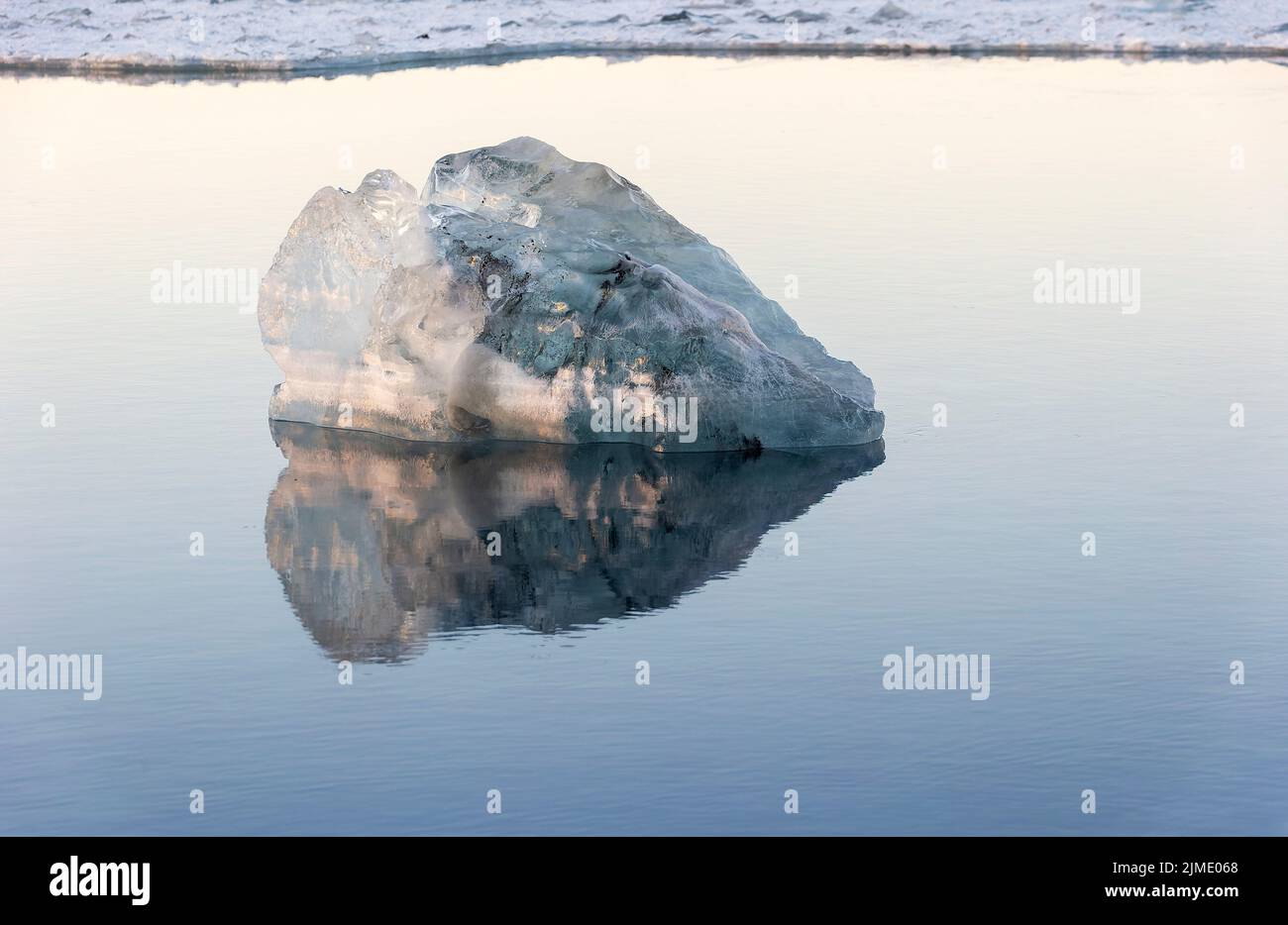 Le Glacier Lagoon Jökulsarlon en Islande, Europe Banque D'Images
