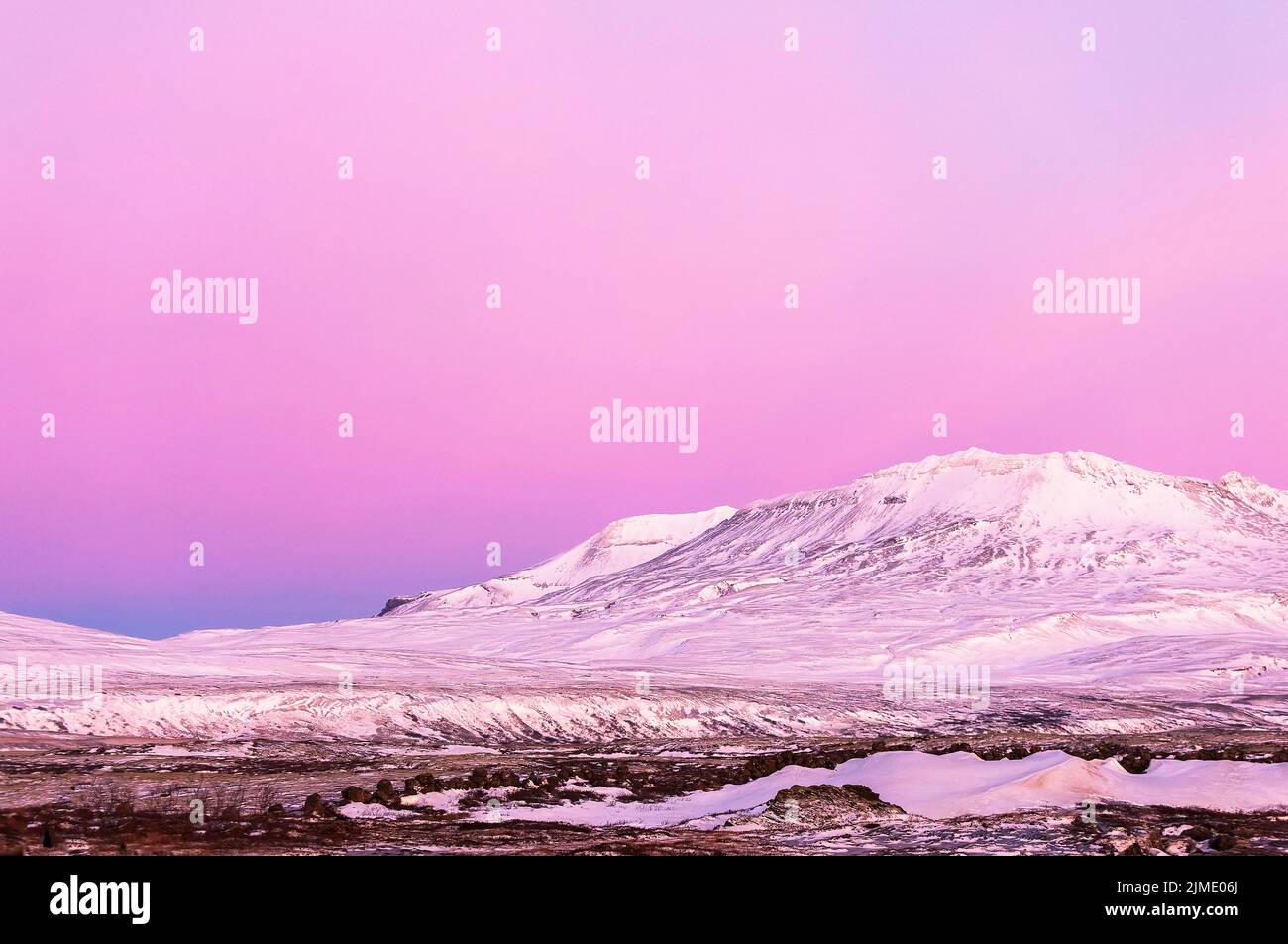 Parc national de Thingvellir en hiver, Islande, Europe Banque D'Images