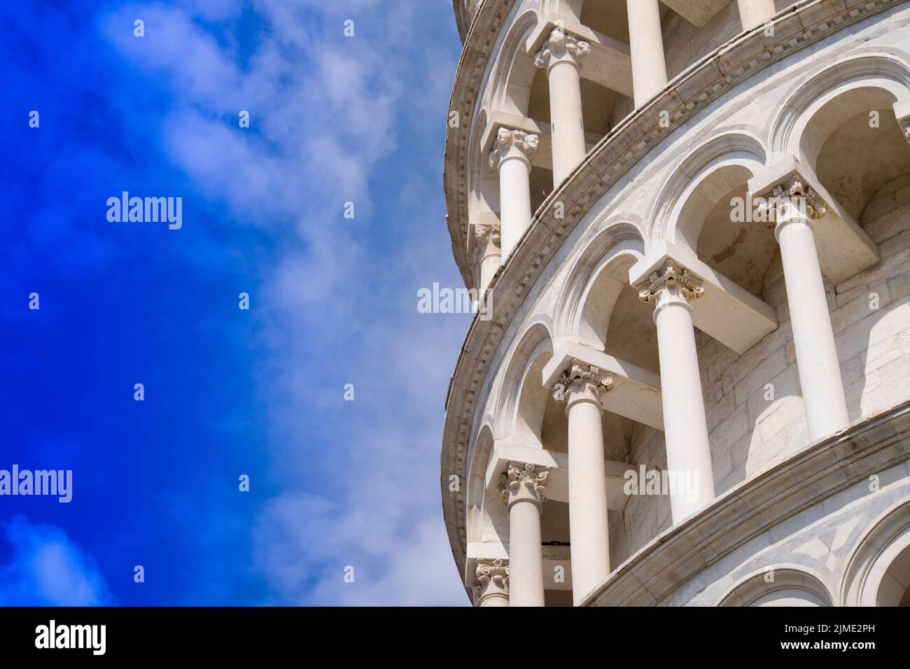 Détails de la Tour de Pise Banque D'Images