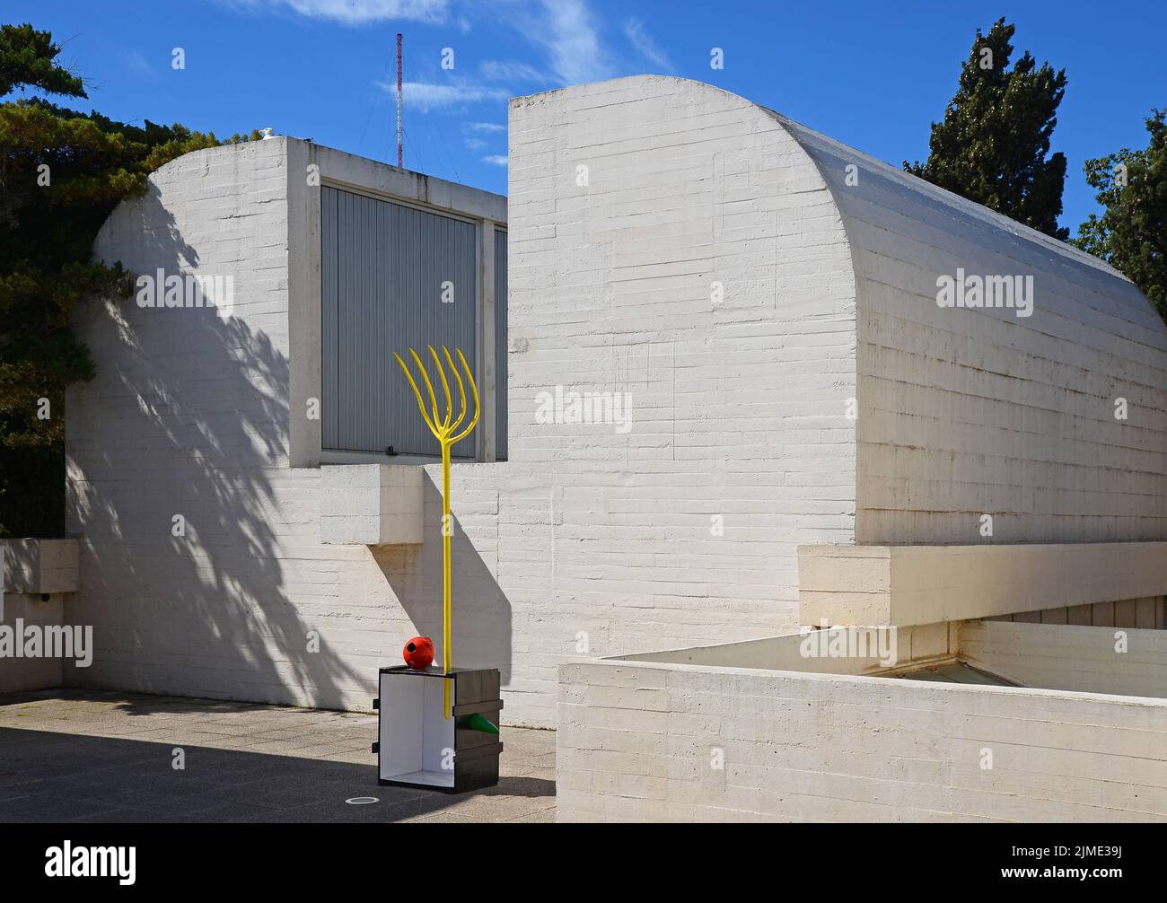 Fondation Joan Miro, Barcelone, Espagne Banque D'Images