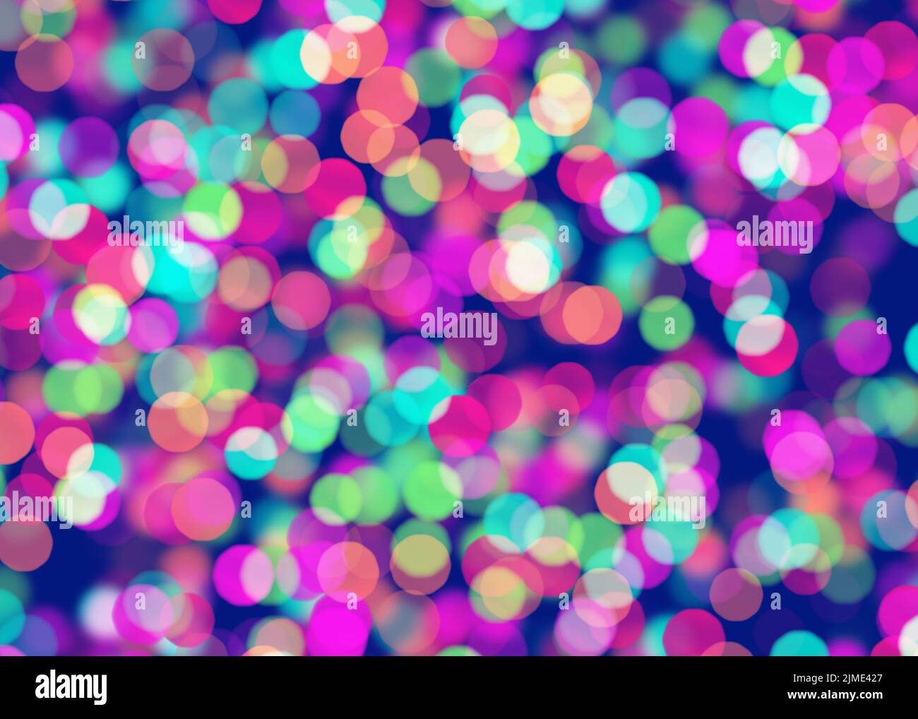 Holiday blur coloré ronds arrière-plan bokeh Banque D'Images