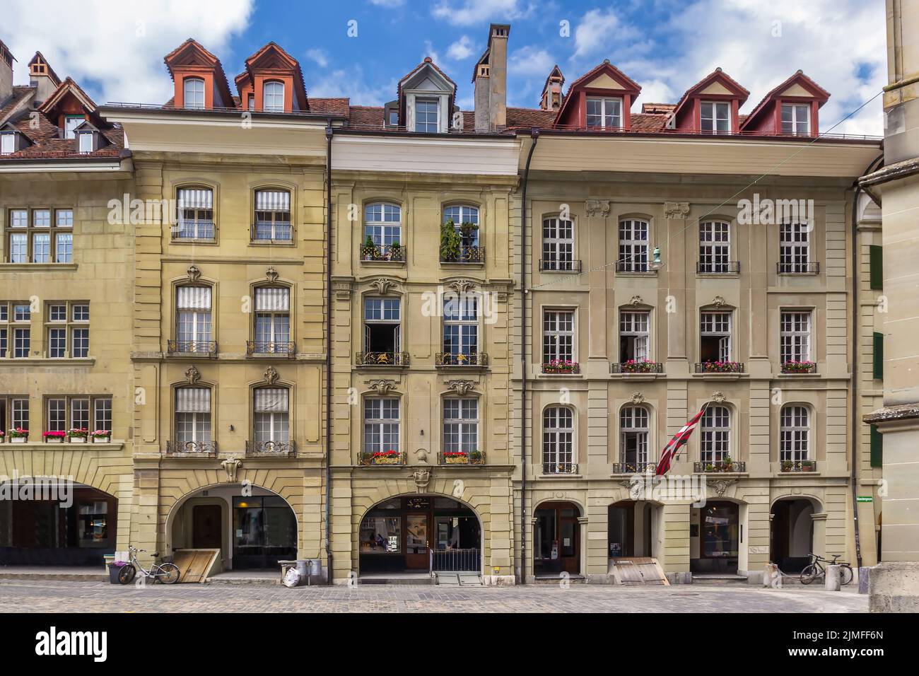 Rue à Berne, Suisse Banque D'Images