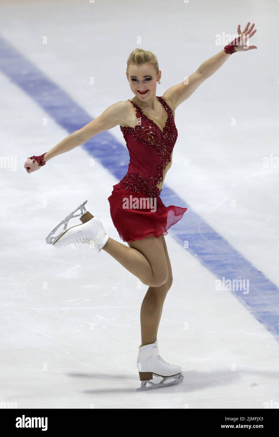 Concours international de patinage artistique Sofia Trophy Banque D'Images