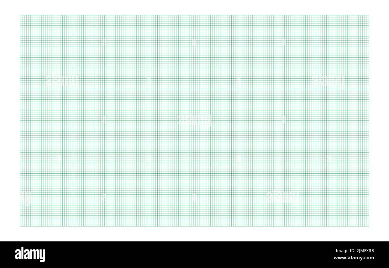 Papier millimétré. Papier quadrillé imprimable avec lignes horizontales de couleur. Arrièreplan