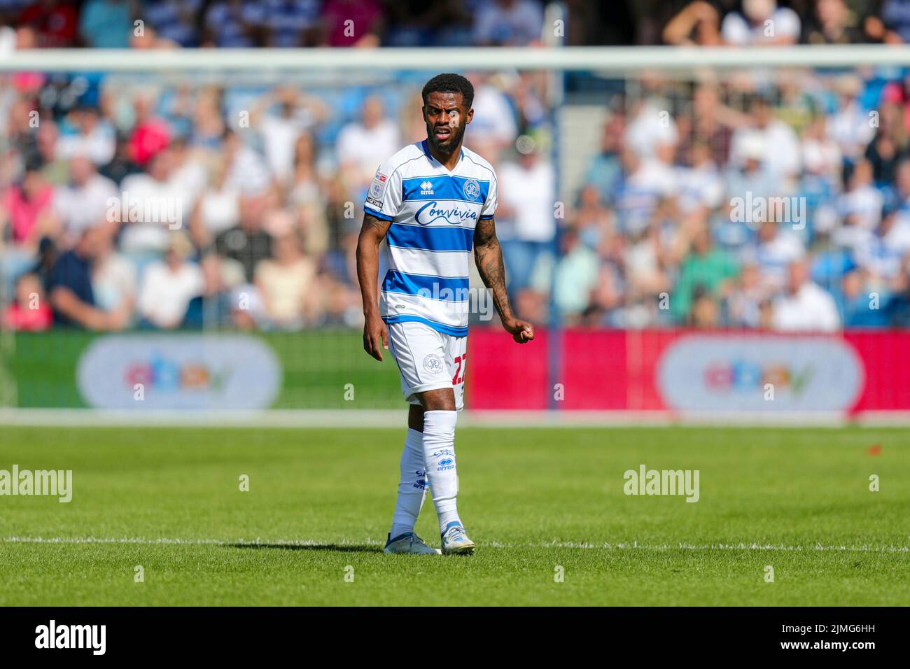 Kenneth Paal de QPR lors du match de championnat Sky Bet entre Queens Park Rangers et Middlesbrough au stade Loftus Road, Londres, le samedi 6th août 2022. (Crédit : Ian Randall | INFORMATIONS MI) crédit : INFORMATIONS MI et sport /Actualités Alay Live Banque D'Images