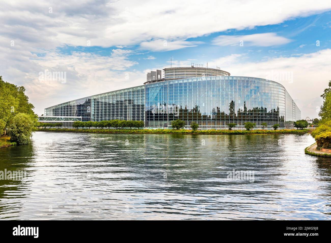 Parlement européen à Strasbourg, France Banque D'Images