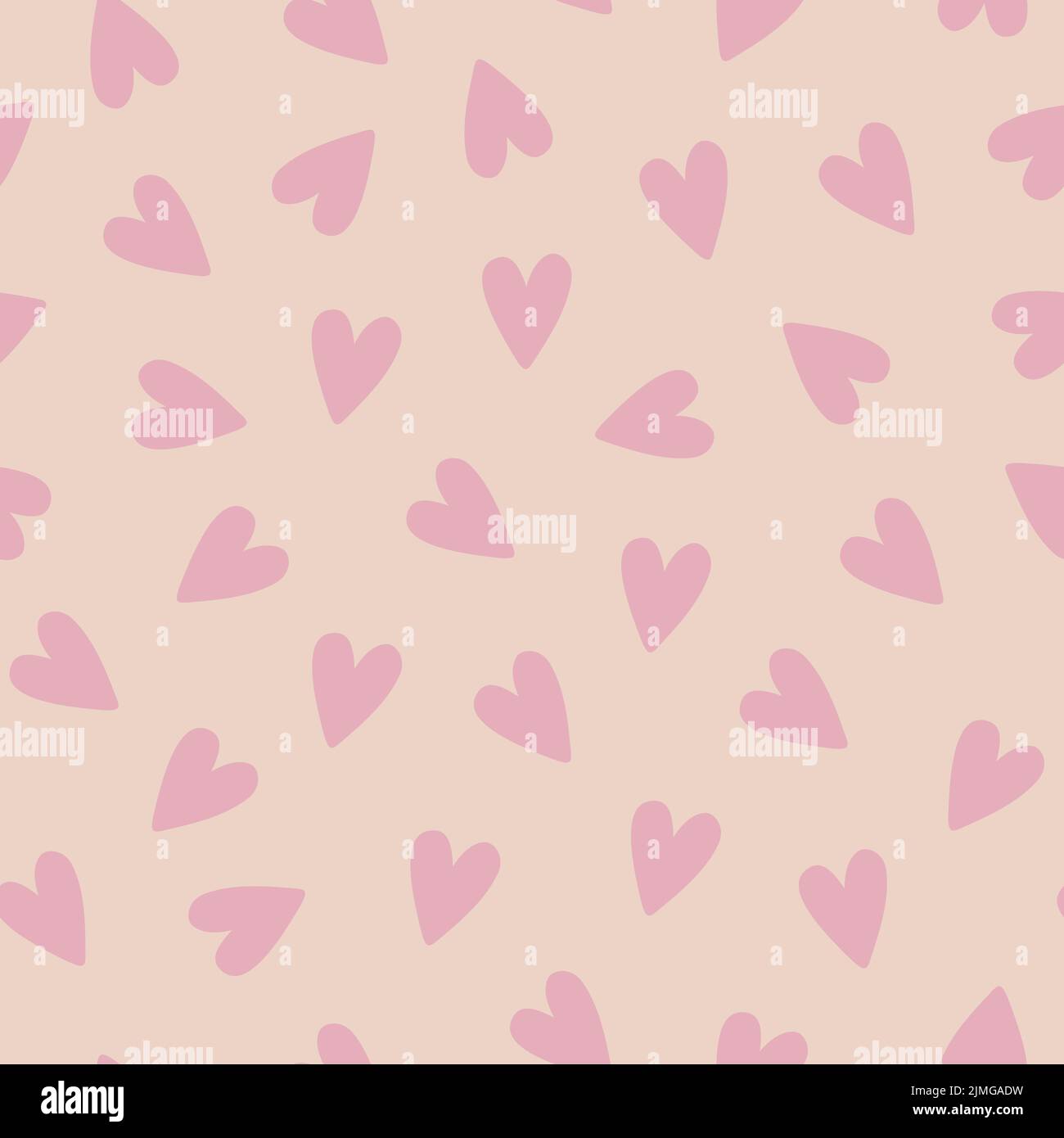 Motif coeurs roses Illustration de Vecteur
