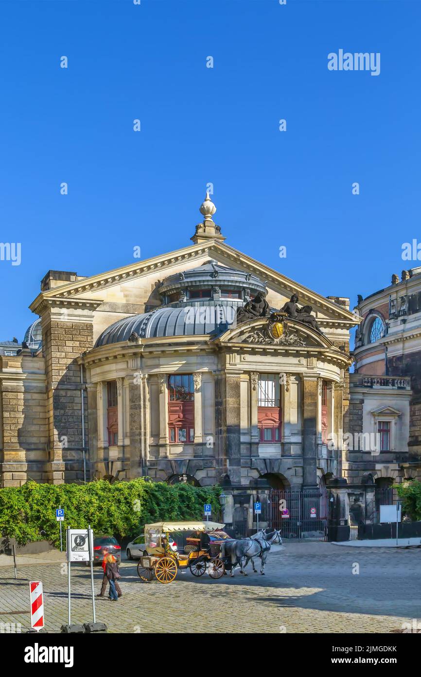 Académie des beaux-arts de Dresde, Allemagne Banque D'Images