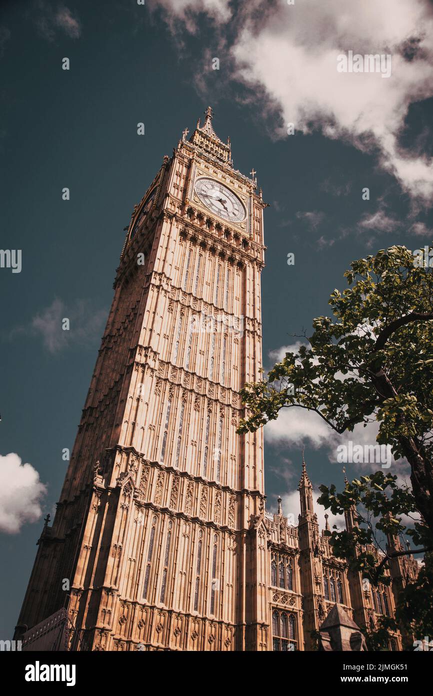 Big Ben et Westmister Abbey Londres Royaume-Uni Banque D'Images