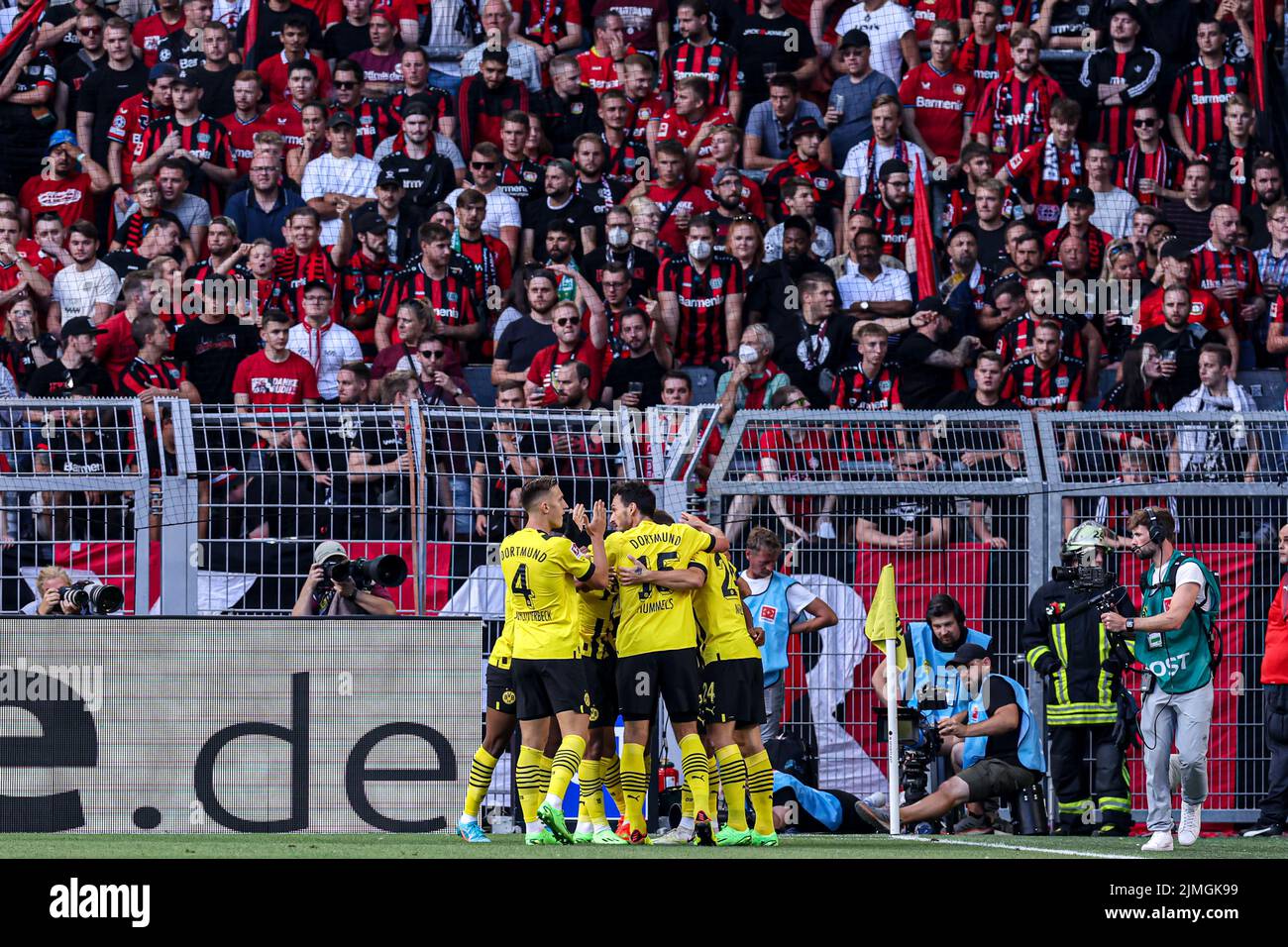 DORTMUND, ALLEMAGNE - AOÛT 6 : lors du match allemand de la Bundesliga entre Borussia Dortmund et Bayer Leverkusen au parc signal Iduna sur 6 août 2022 à Dortmund, Allemagne (photo de Marcel ter Bals/Orange Pictures) Banque D'Images