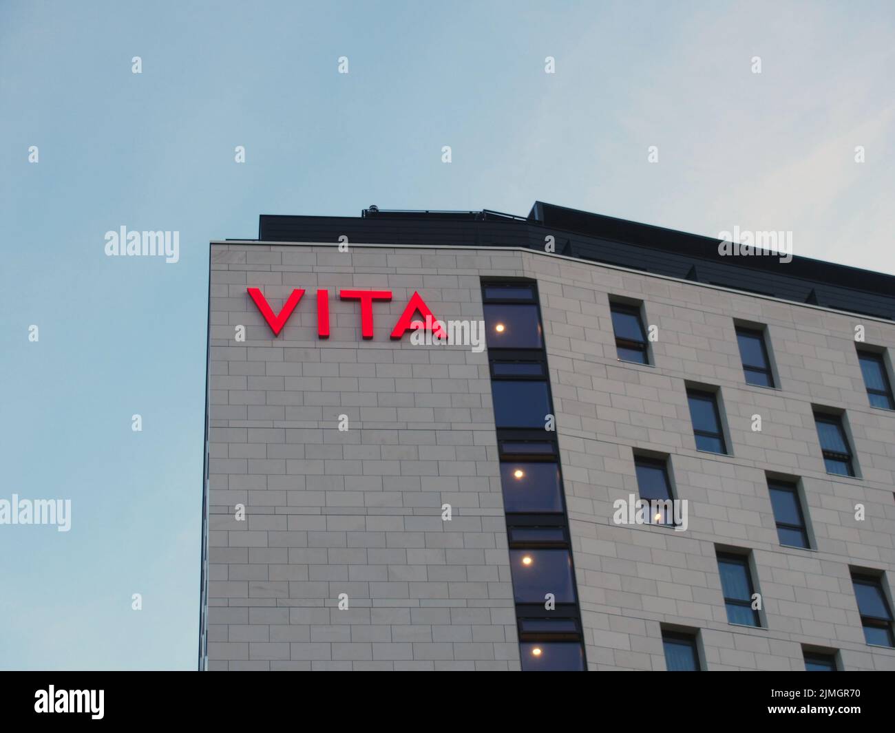 Le bâtiment d'hébergement étudiant vita sur la rue Cookridge à leeds Banque D'Images