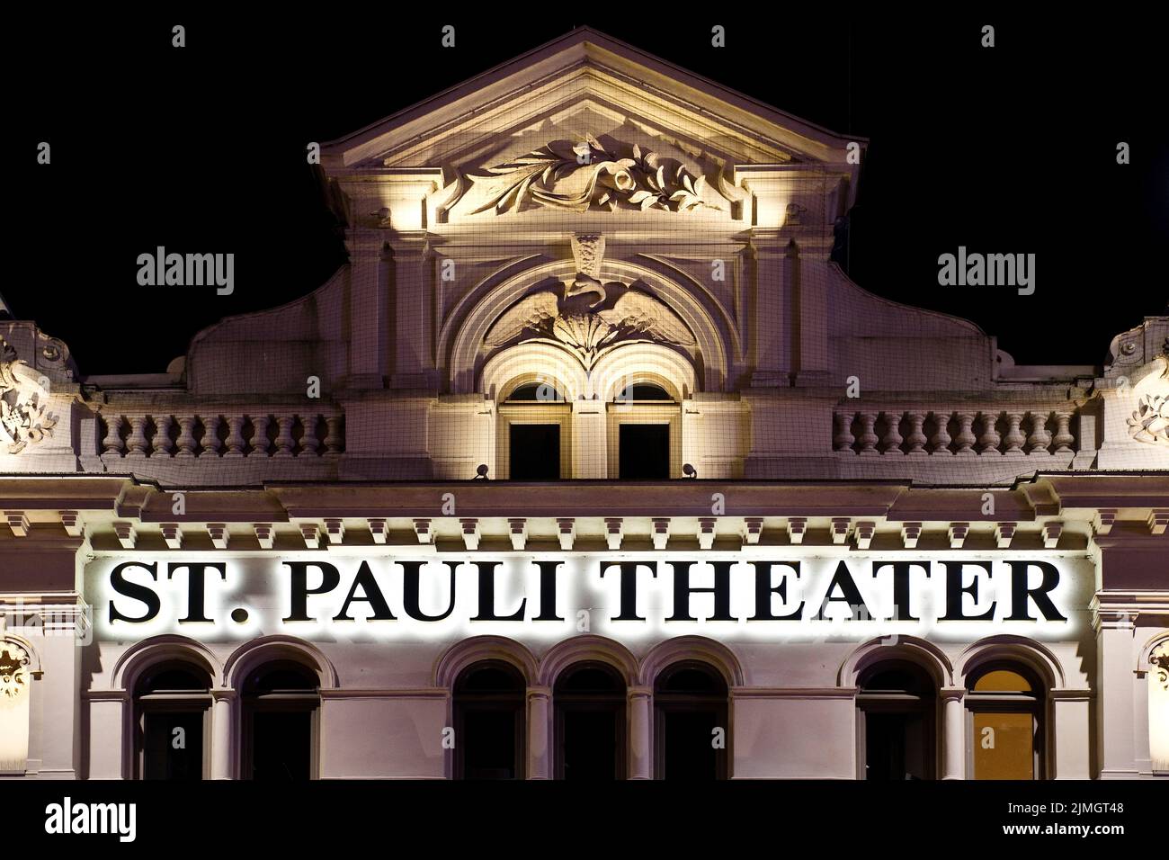 Théâtre Saint-Pauli, le plus ancien théâtre privé de la nuit à Hambourg, Hambourg, Allemagne, Europe Banque D'Images