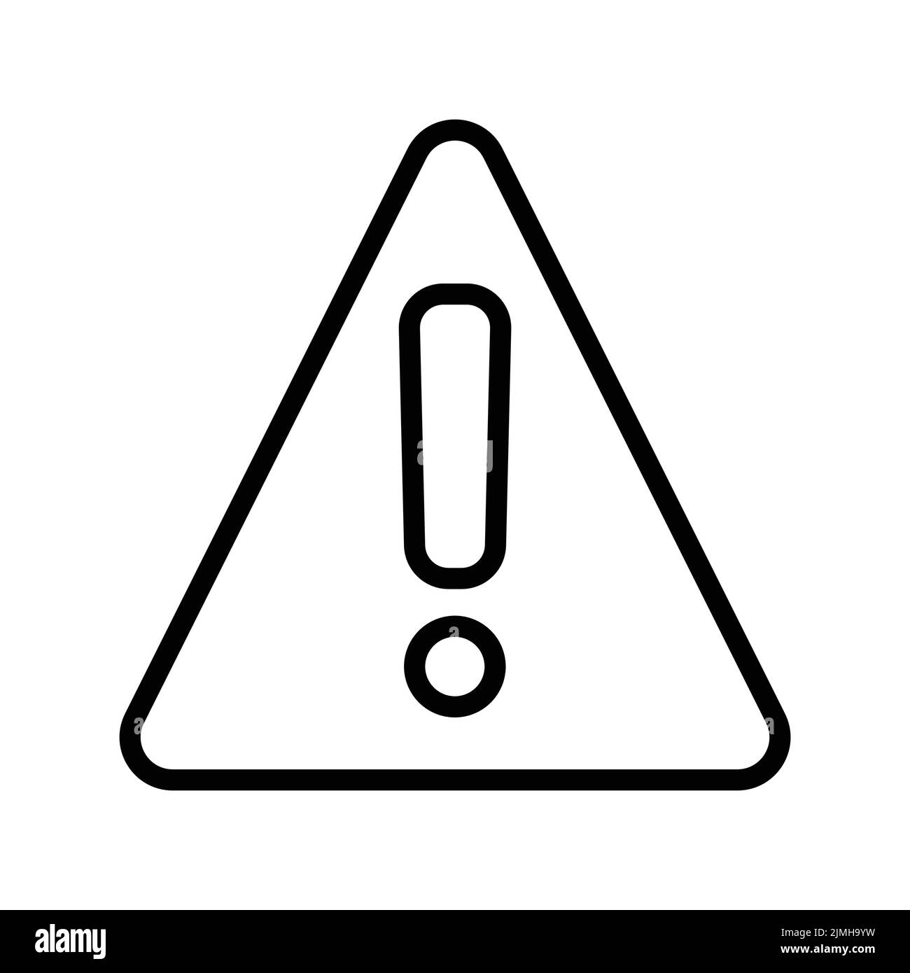 Icône de ligne de danger. Pictogramme pour page Web. Illustration de Vecteur