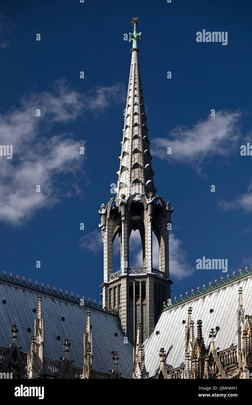 Traversée de la tour, cathédrale de Cologne, Cologne, Rhénanie-du-Nord-Westphalie, Allemagne, Europe Banque D'Images