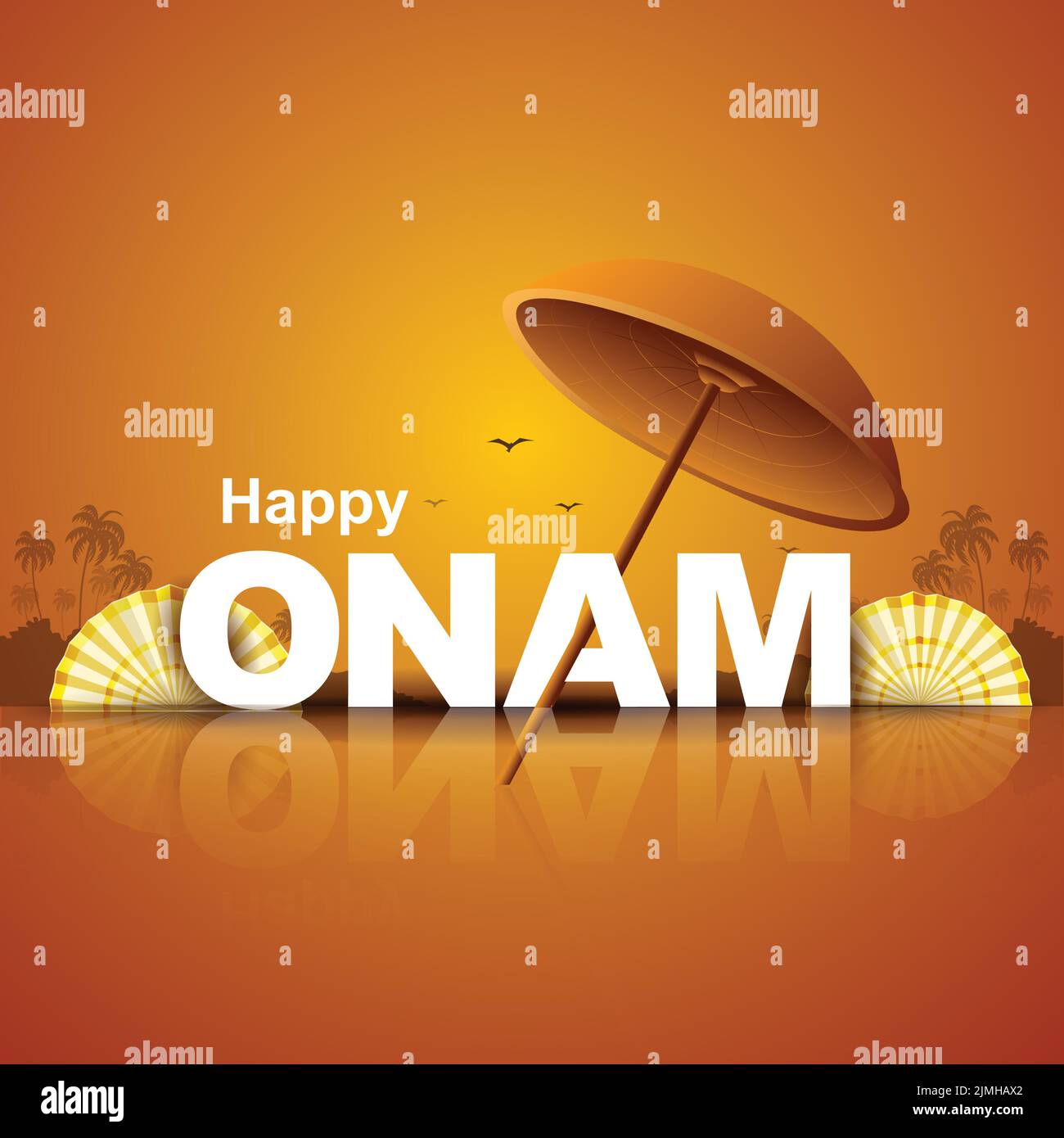 Joyeux festival onam Kerala. Conception d'illustrations vectorielles Illustration de Vecteur