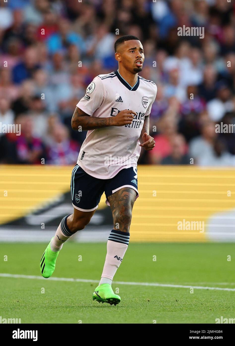 Londres, Angleterre, le 5th août 2022. Gabriel Jesus d'Arsenal pendant le match de la Premier League à Selhurst Park, Londres. Le crédit photo devrait se lire: David Klein / Sportimage Banque D'Images