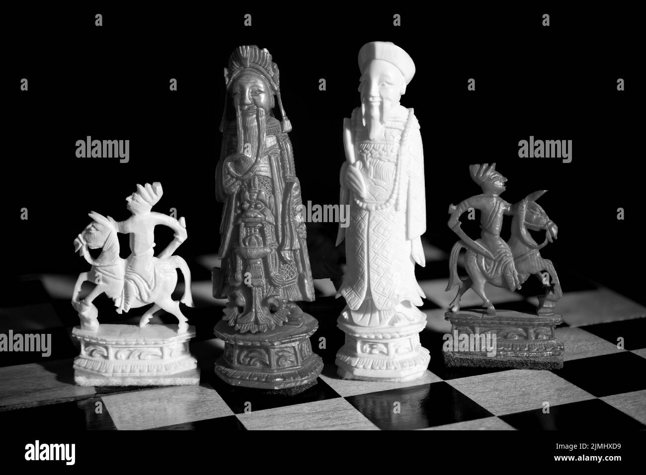 Pièces d'échecs photo, Chine Banque D'Images