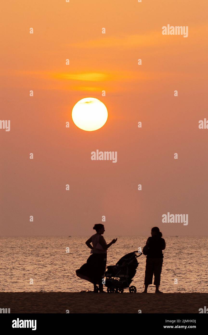 Sri Lanka, Negombo, Asie, voyage, personnes, Style de vie, photo Kazimierz Jurewicz Banque D'Images