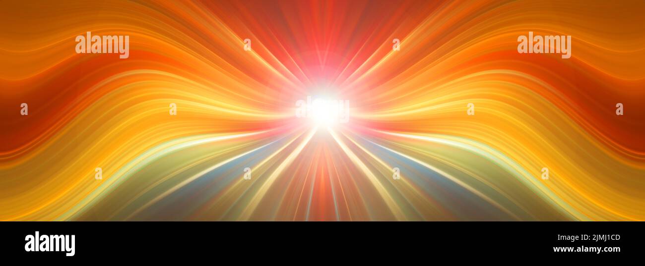 Image symbolique de l'oiseau magique. Des ailes luisants de démon. Arrière-plan abstrait. Banque D'Images