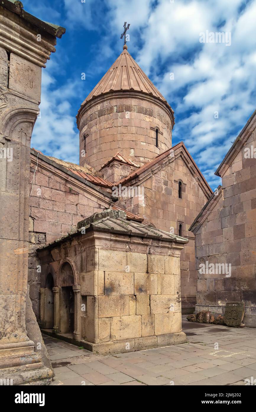 Complexe monastique de Goshavank, Arménie Banque D'Images