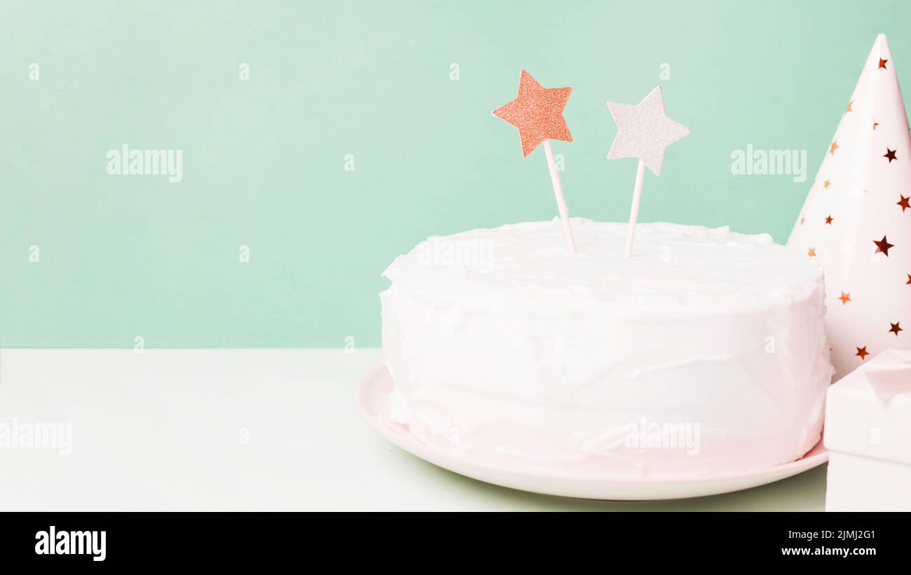 Gâteau d’anniversaire Banque D'Images