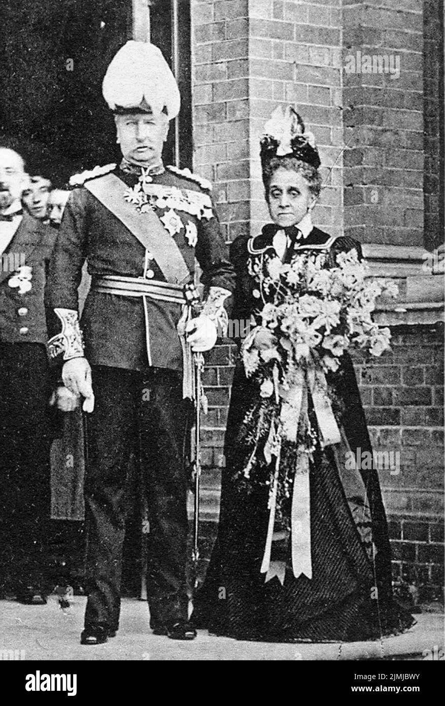 Le général Sir Redvers Buller et sa femme Lady Audrey Townshend Banque D'Images