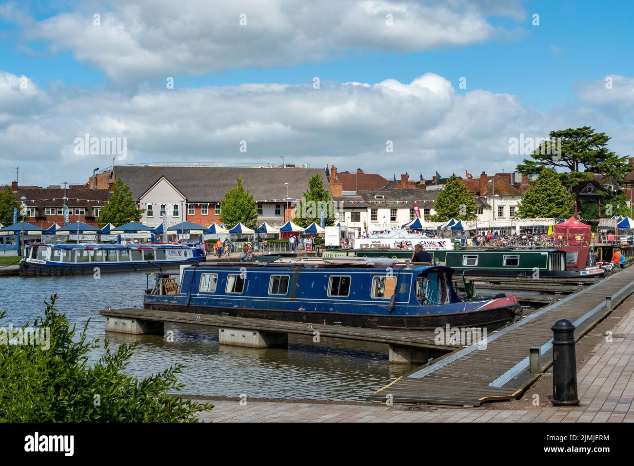 Stratford Marina, Stratford-upon-Avon, Warwickshire, Angleterre Banque D'Images