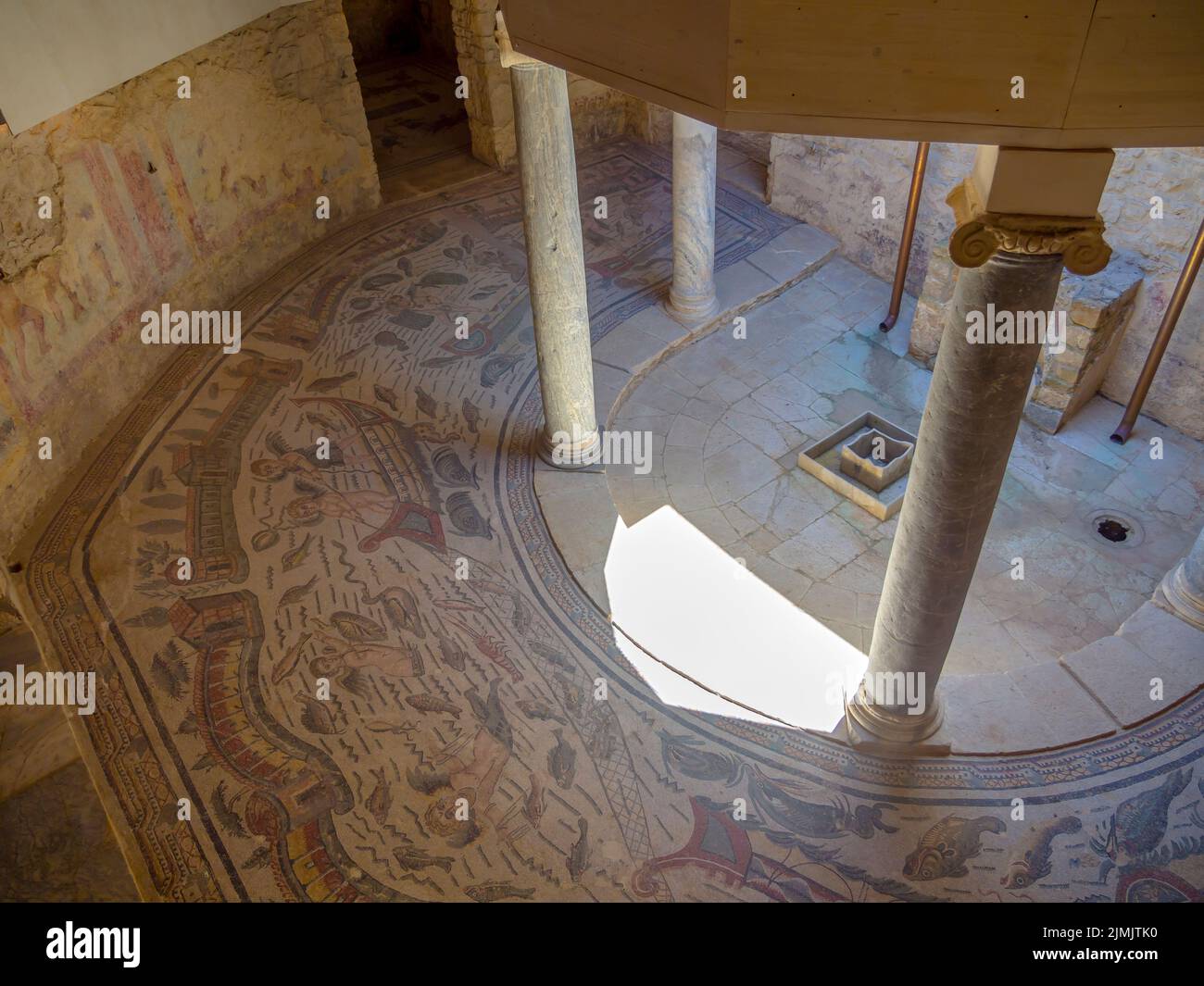 Villa Romana del Casale Banque D'Images