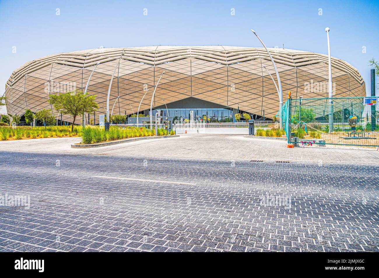 Le stade Education City accueille des matchs au Qatar pour la coupe du monde de la FIFA 2022 Banque D'Images