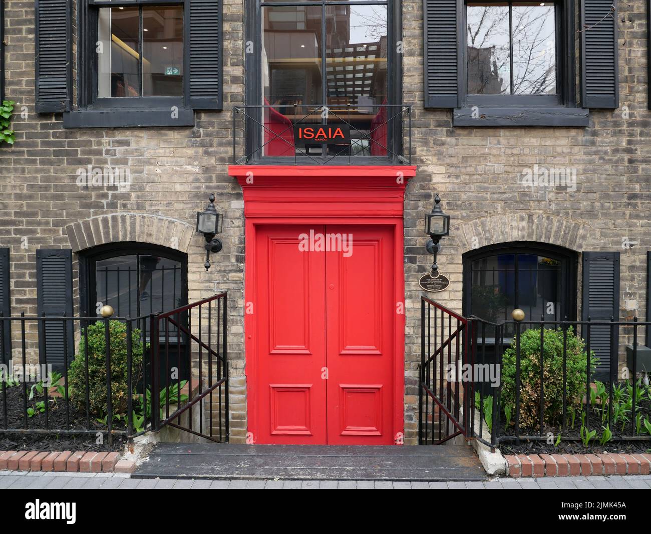 Toronto, Ontario, Canada - ancienne maison de 19th ans dans le district de Yorkville, transformée en boutique Banque D'Images