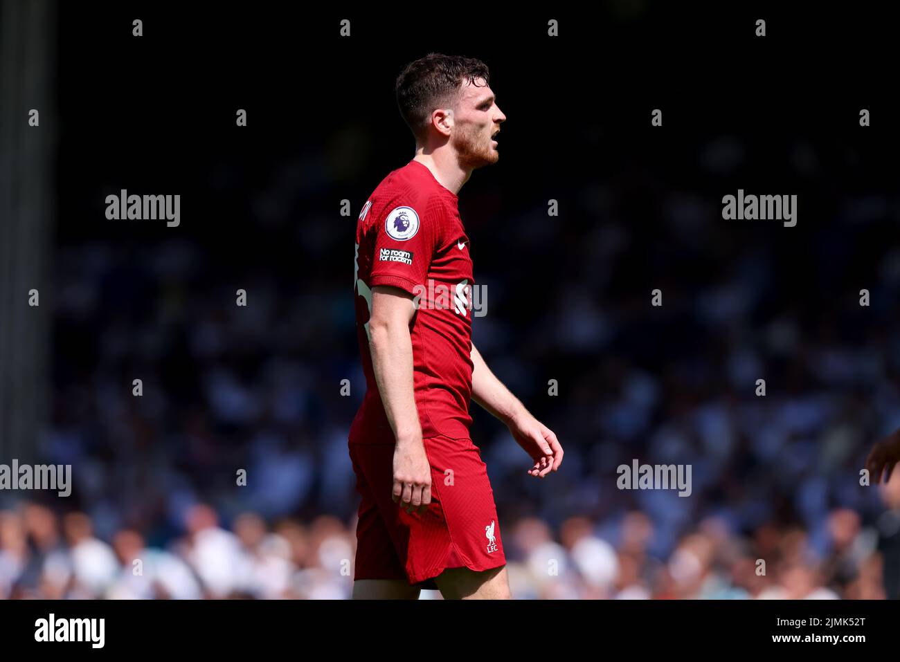 Craven Cottage, Fulham, Londres, Royaume-Uni. 6th août 2022. Premier League football, Fulham versus Liverpool: A debuted Andrew Robertson of Liverpool Credit: Action plus Sports/Alay Live News Banque D'Images