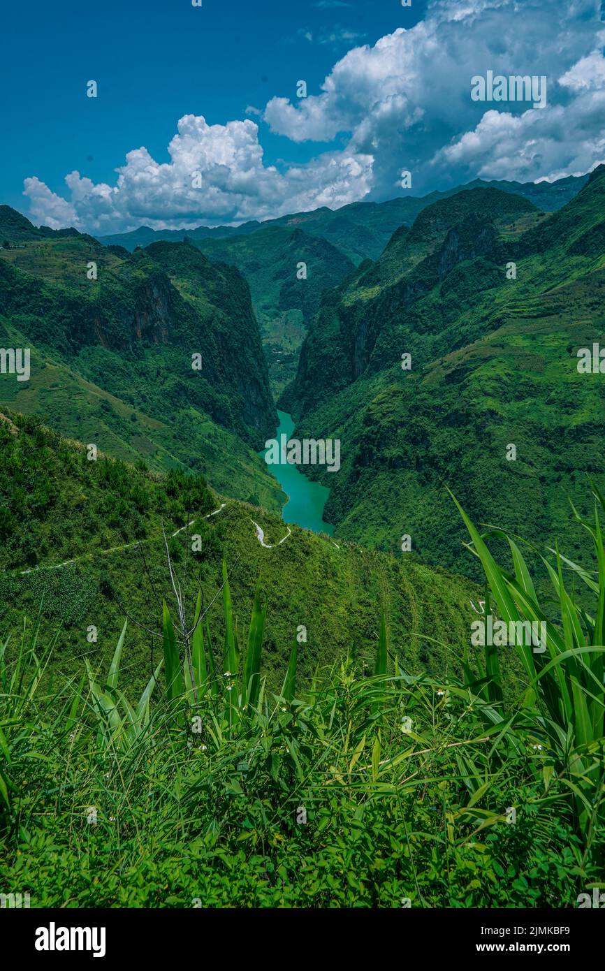 Tu San Canyon, nord du Vietnam Banque D'Images