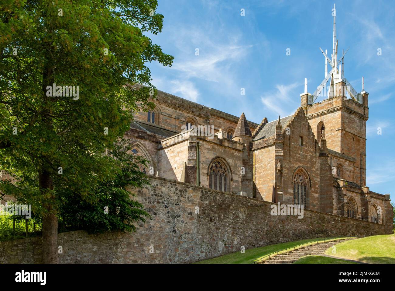 Eglise St Michael's, Palais de Linlithgow, Linlithgow, Central Lowlands, Écosse Banque D'Images