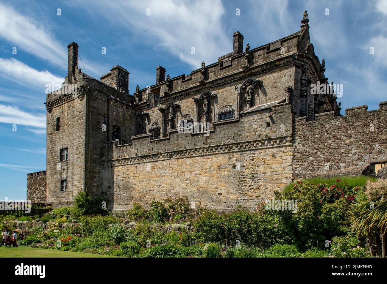 Le jardin de la reine Anne à Stirling Castle, Stirling, Central Lowlands, Écosse Banque D'Images