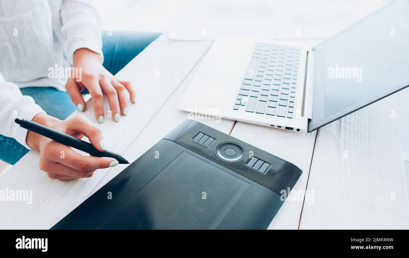 3d artiste lieu de travail profession professionnelle moderne Banque D'Images