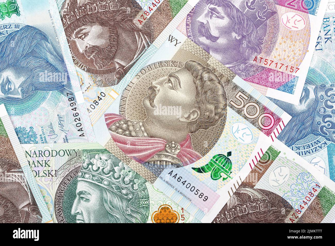 Polonais Money - Zloty une formation professionnelle Banque D'Images