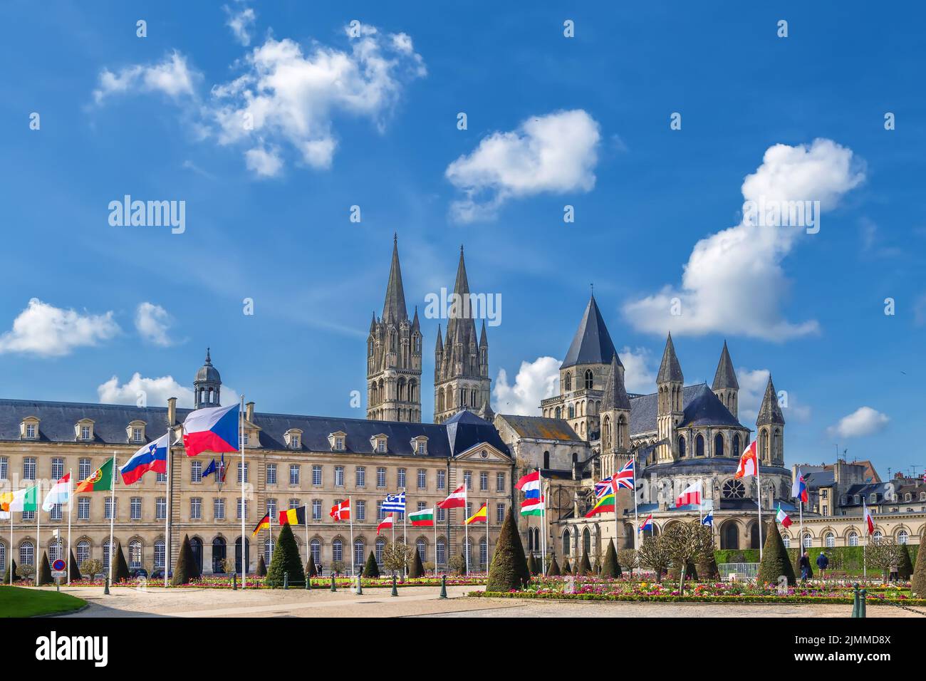 Abbaye de Saint-Etienne, Caen, France Banque D'Images