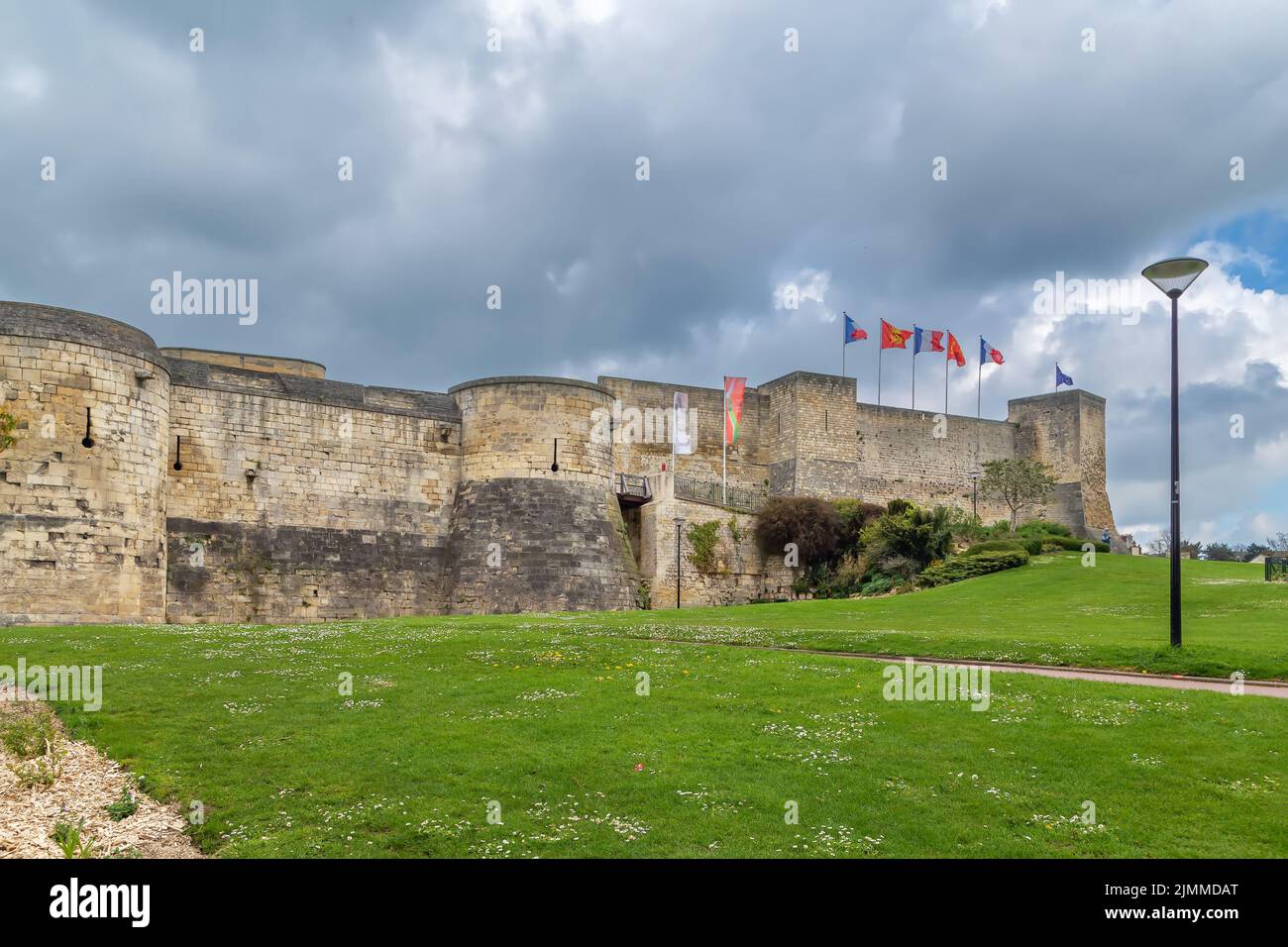 Château de Caen, France Banque D'Images