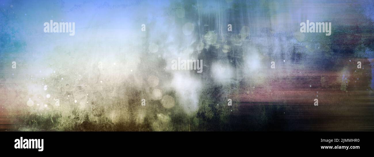 Wald zwilicht ruhestà¤tte lichter blaue stunde Banque D'Images