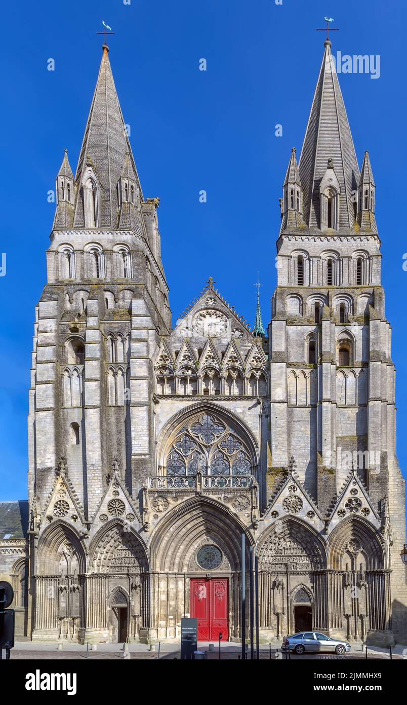 Cathédrale de Bayeux, France Banque D'Images