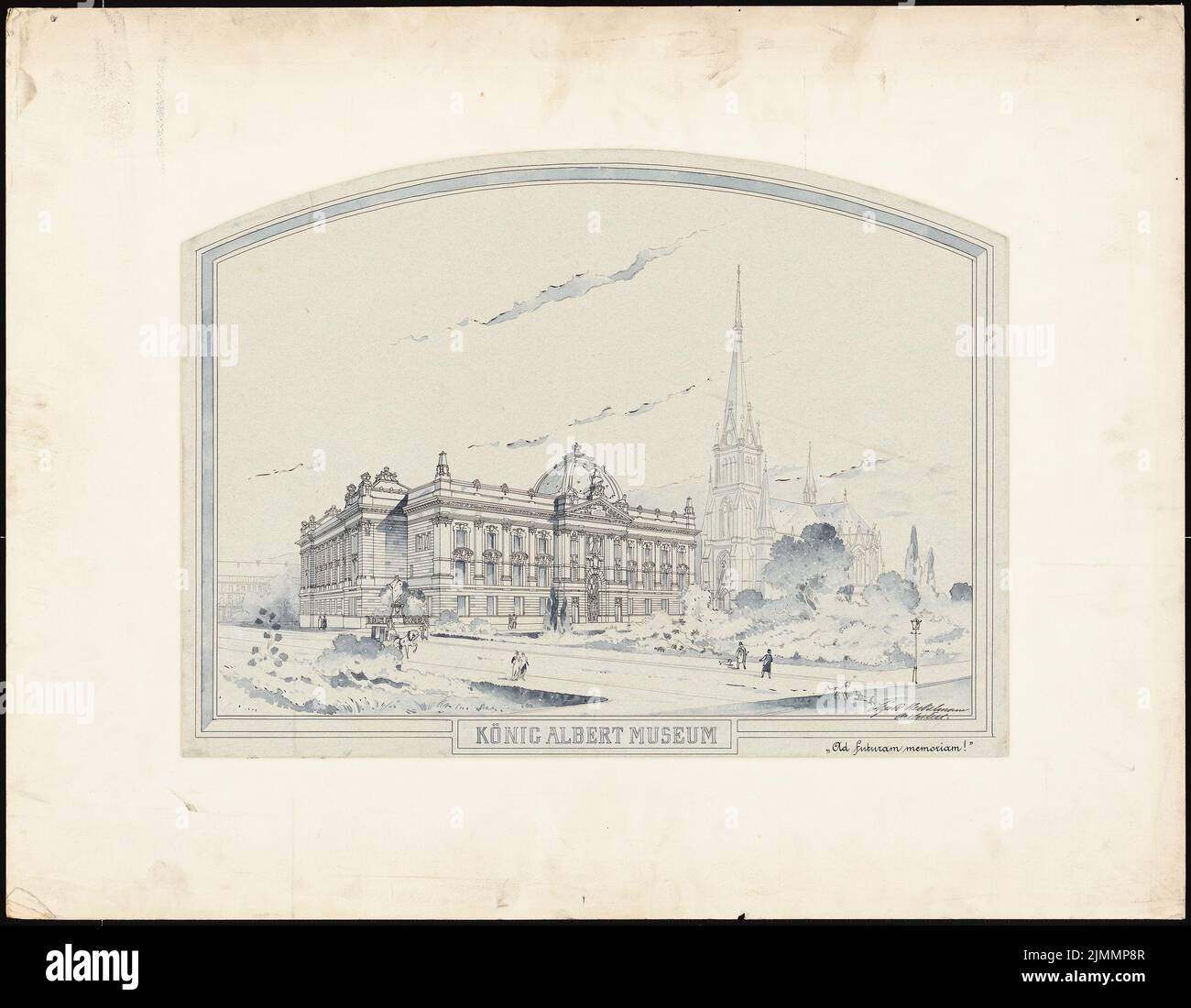 Neckelmann skjold 1854 1903 konig albert museum Banque de photographies