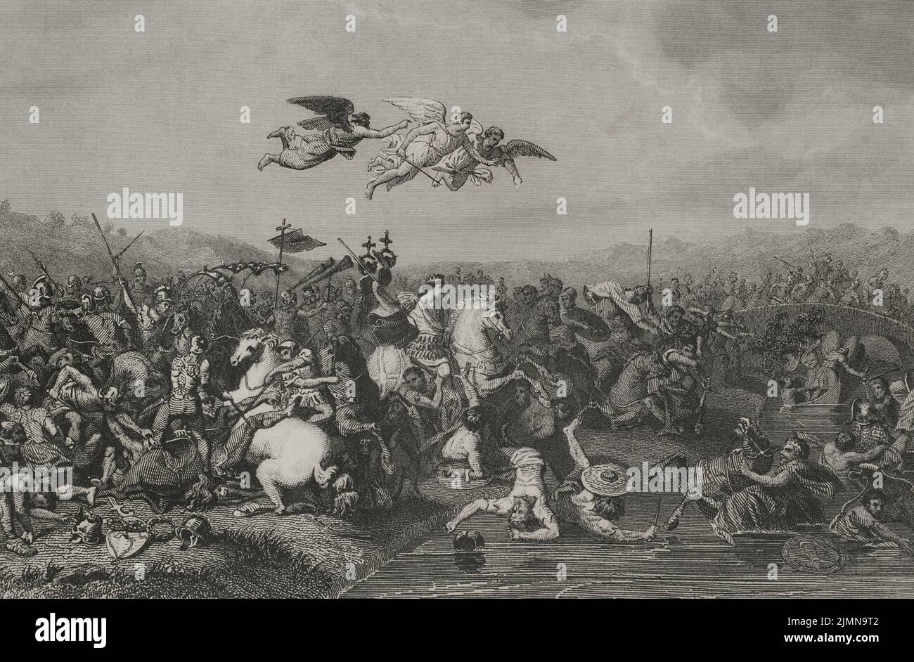 es Bataille Romans et récits Bataille de la pont Milvius entre les empereurs romains Constantin