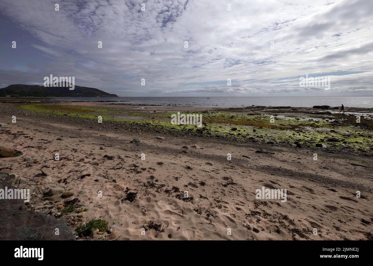 Plage de Whiting Bay sur l'île d'Arran, Écosse. Banque D'Images