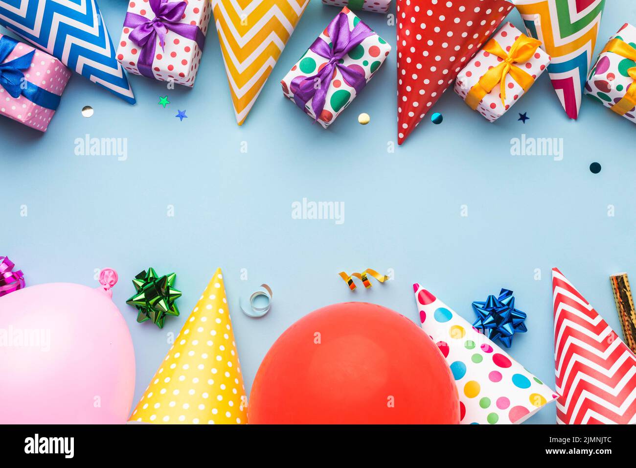 Party STILL Life collection Flat Lay Banque D'Images