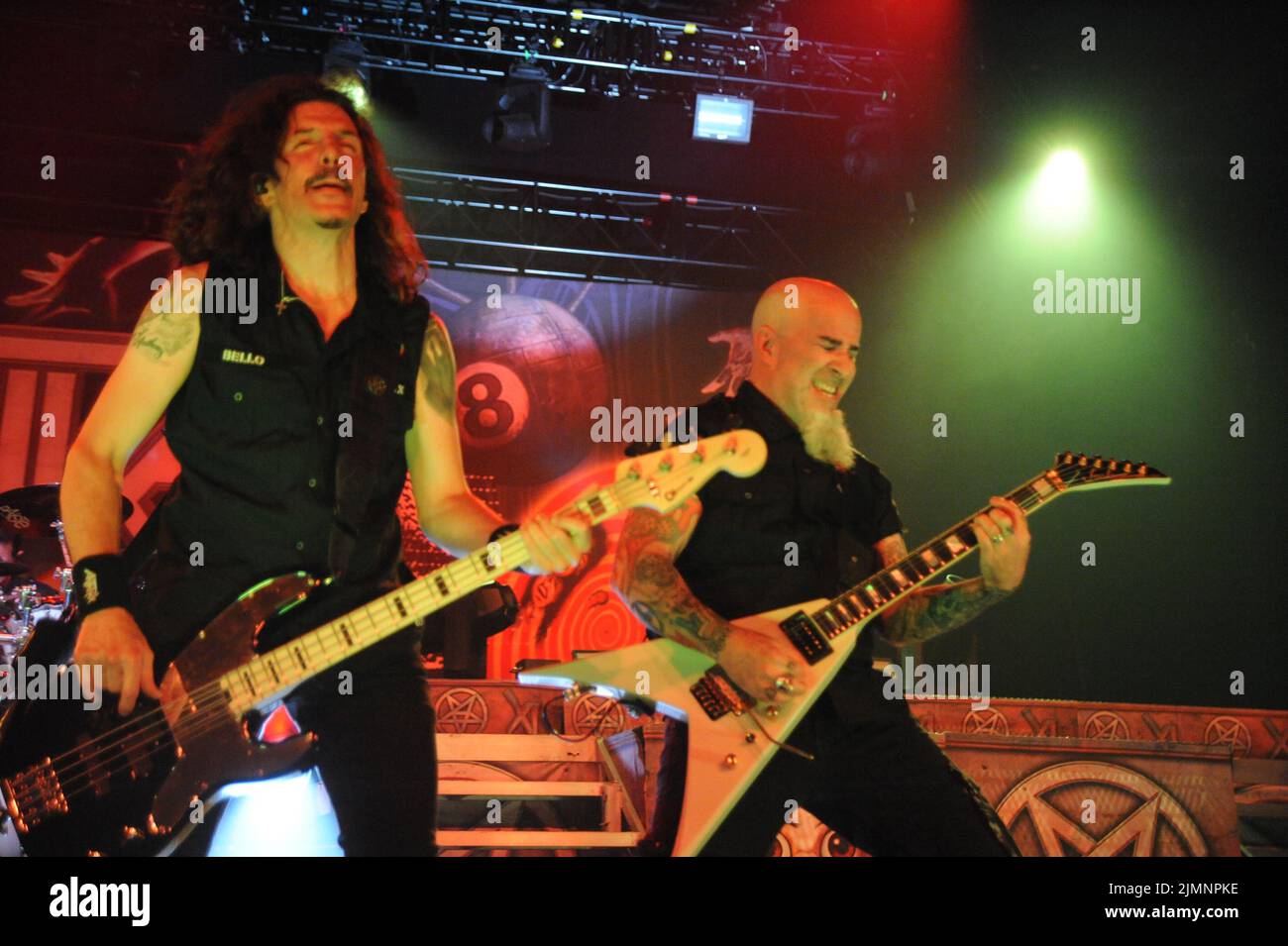 GARY, IN - AOÛT 4: Anthrax se produisant au Hard Rock Casino à Gary, Indiana sur 4 août 2022 Credit: Gene Ambo/MediaPunch Banque D'Images