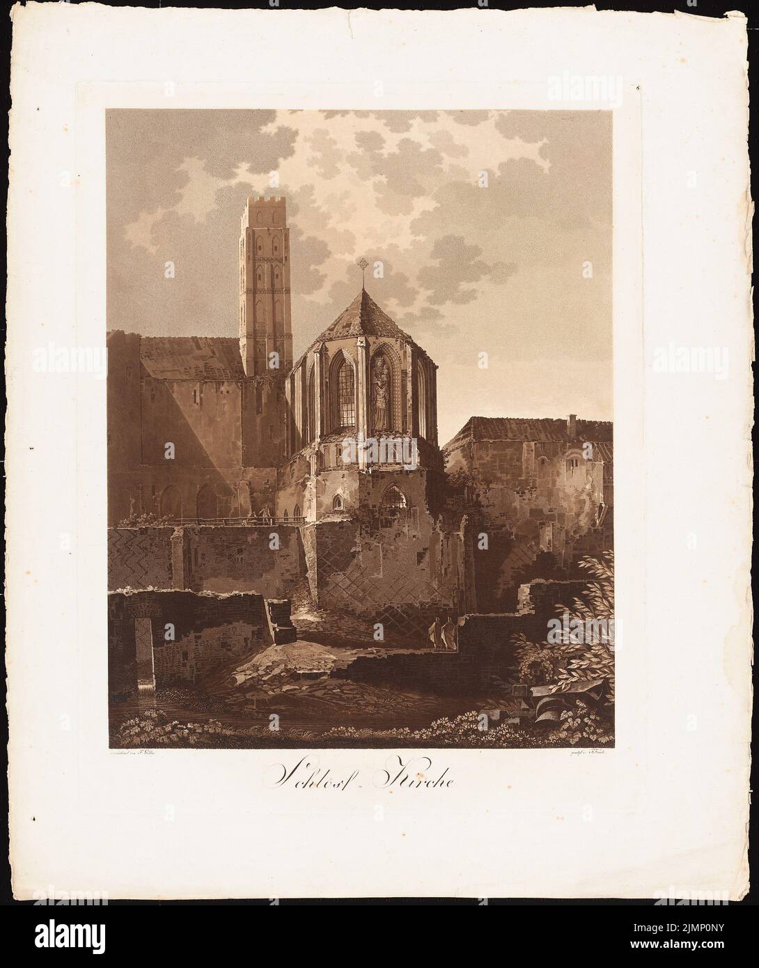 Gilly Friedrich (1772-1800), Château de Marienburg en Prusse. (Tafel 7 depuis : le château de Marienburg en Prusse. Montré selon son Aesuiser le plus excellent et la vue intérieure. HRSG (1799): Voir Schloss-Kirche. Couture sur papier, 73,4 x 61,6 cm (y compris Scan edges) Gilly Friedrich (1772-1800): Schloss Marienburg à Preußen. (AUS: Schloss Marienburg à Preussen. Nach seinen vorzüglichen aeußern und innern Ansichten dargestellt. HRSG. Von F. Frick, Berlin 1799) Banque D'Images Gilly Friedrich (1772-1800), Château de Marienburg en Prusse. (Tafel 7 depuis : le château de Marienburg en Prusse. Montré selon son Aesuiser le plus excellent et la vue intérieure. HRSG (1799): Voir Schloss-Kirche. Couture sur papier, 73,4 x 61,6 cm (y compris Scan edges) Gilly Friedrich (1772-1800): Schloss Marienburg à Preußen. (AUS: Schloss Marienburg à Preussen. Nach seinen vorzüglichen aeußern und innern Ansichten dargestellt. HRSG. Von F. Frick, Berlin 1799) Banque D'Images