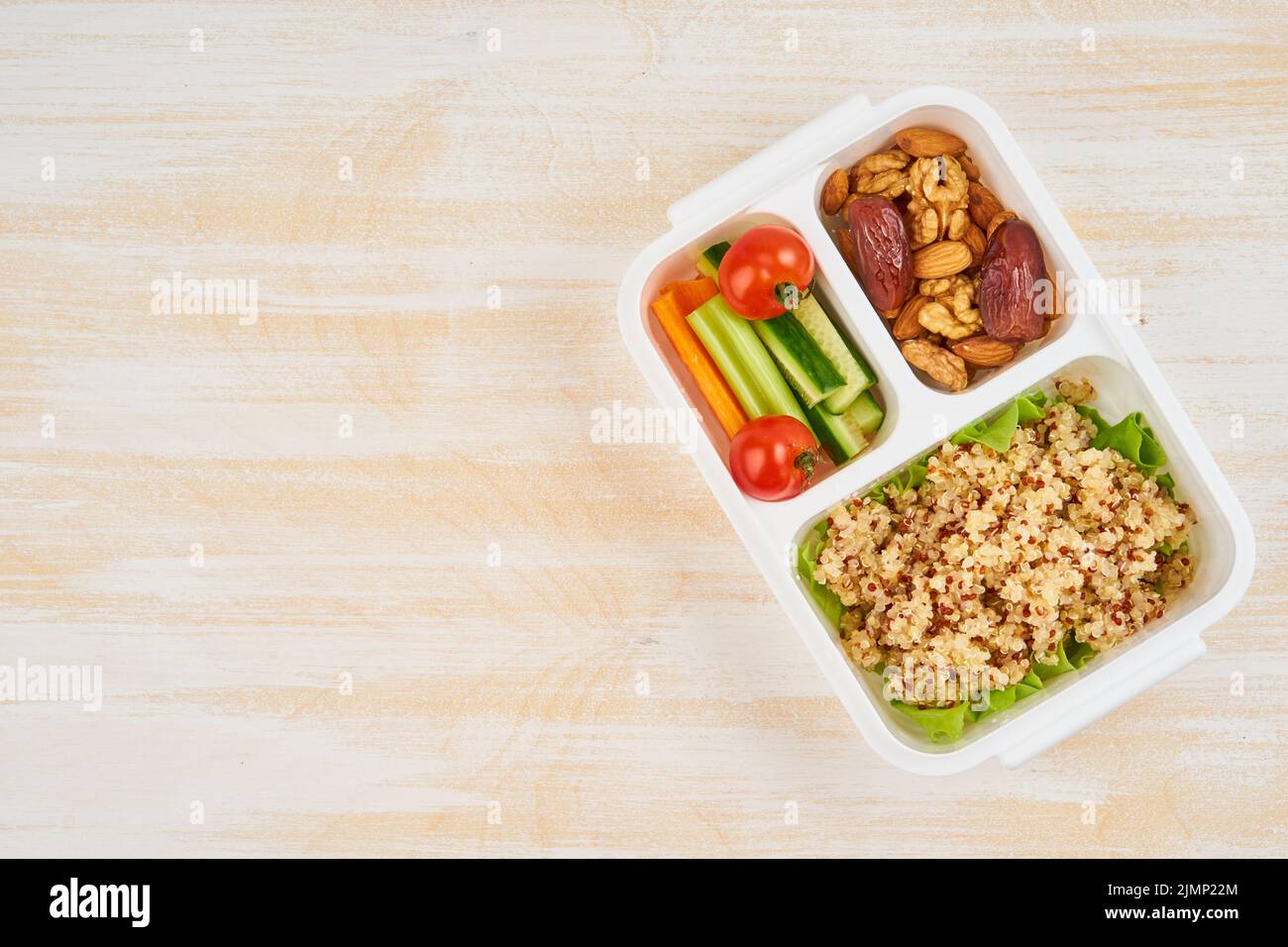 Boîte repas vegan, espace de copie. Menu végétarien sain, perte de poids,  mode de vie sain Photo Stock - Alamy